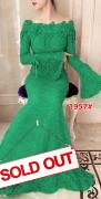 Dress import 1957 hijau