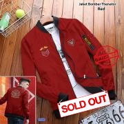 Jaket Bomber Thenator merah
