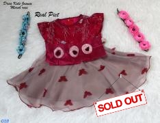 Dress Kids Jasmin Merah rose