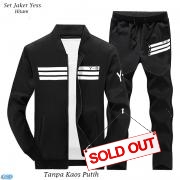 Set Jaket Yess hitam