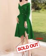 Dress import 8206 hijau