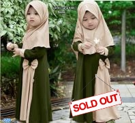 Gamis Nana kids armi