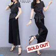 St kulot polka hitam