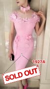 Dress import 1927A soft pink