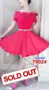 Mini dress import 7902 red