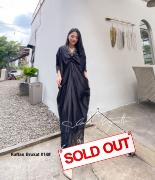 Kaftan Brukat 814# hitam