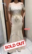 Longdress import 8523 krem