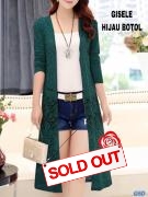Longcardi Gisele hijau botol