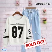 Setelan delui-st 87 denim