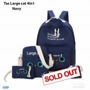 Tas large cat 4in1 navy