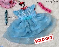 Dress New Julie Kids Biru