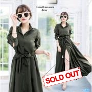Long dress coco army