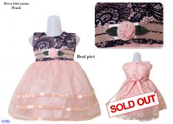 Dress kids jannie peach