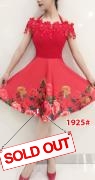 Dress import 1925 red