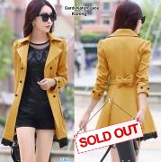 Cardi Katun Lace kuning