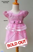 Dress Gempi kids pink muda