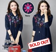 Tunik Yoko Bordir Navy