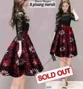 Magna dress B.pisang merah