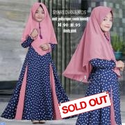 Syari Diana Polkadot pink