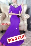 Longdress import 9933 ungu