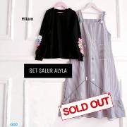 Set Alyla 2in1 Kids hitam
