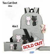 Tas Cat dot 4in1 abu