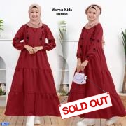 Marwa Kids maroon