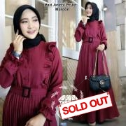 Maxi Janetra Prisket maroon