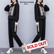 Set Kaka Panjang hitam