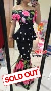 Setelan Import 7871 hitam