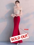 Longdress import 8526 maroon