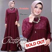 Maxi Prita maroon
