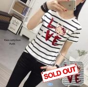 Kaos salur catty love pth