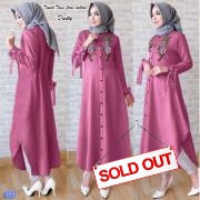 tunik twis flow sablon dusty