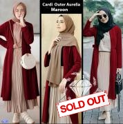 Cardi outer aurelia Maroon