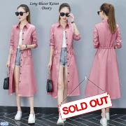 Long blazer katun dusty
