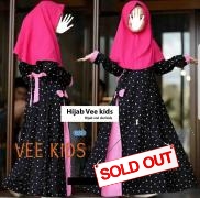 Hijab Vee kids black-hijab vivi dot kids