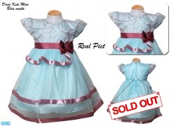 Dress Kids Mira biru muda