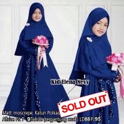 Gamis elena navy