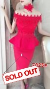 Setelan import 7825 red