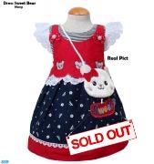 Dress Sweet Bear navy