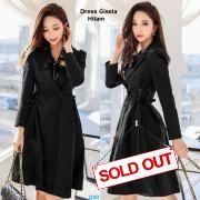 Dress gisela hitam