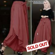 Celana talita maroon-cln lita