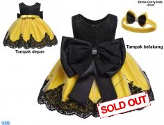 Dress Corry kids hitam