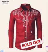 Kemeja Joni maroon