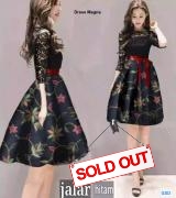 Dress magna jalar hitam