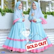 Hijab Asya kids biru-hijab syai