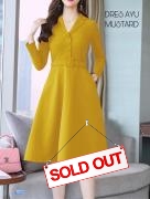 Dress Ayu mustard