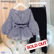 Set premium salur navy-st pretty salur