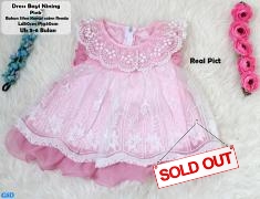 Dress Bayi nining pink